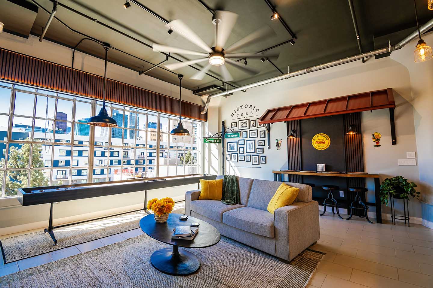 The Broadway Den Living Room