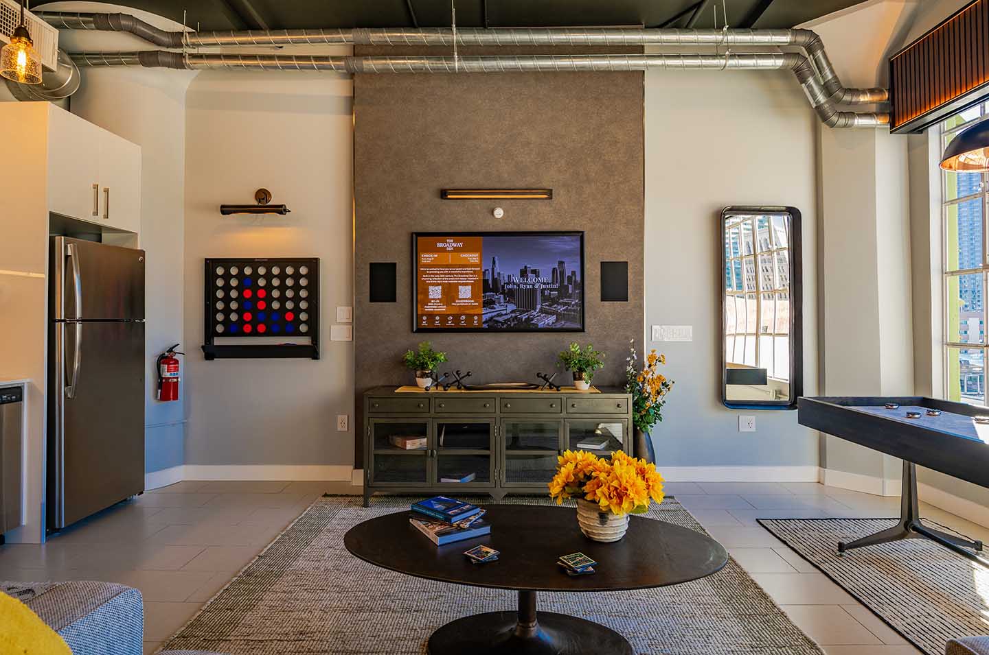 The Broadway Den Living Room